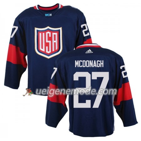 USA Trikot Ryan McDonagh 27 2016 World Cup Blau Premier